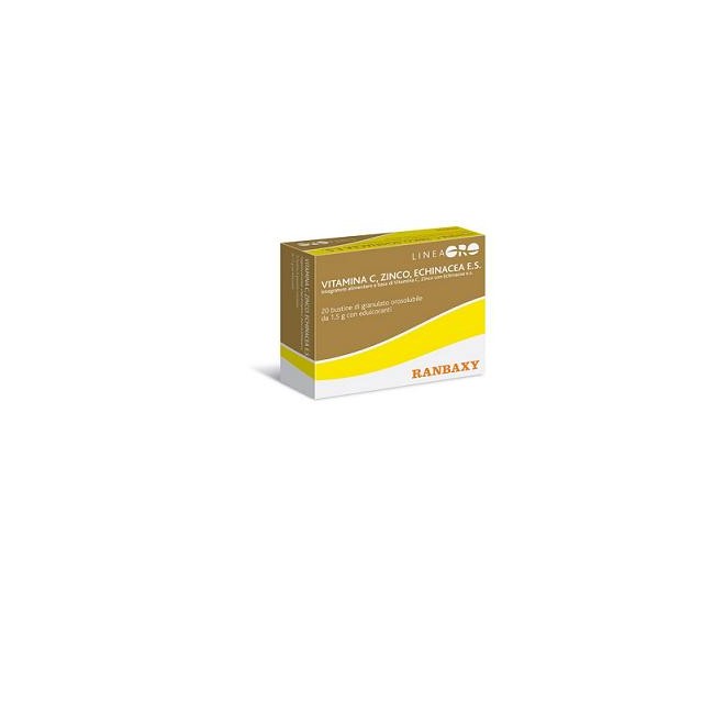 ORO RANBAXY VITAMINA C ZINCO ECHINACEA 20 BUSTINE X 1,5 G ORO RANBAXY VITAMINA C ZINCO ECHINACEA 20 BUSTINE X 1,5 G