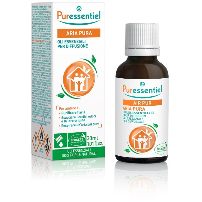 PURESSENTIEL MISCELA PER DIFFUSIONE ARIA PURA CERTIFICATA ECOCERT 30 ML PURESSENTIEL MISCELA PER DIFFUSIONE ARIA PURA CERTIFICATA ECOCERT 30 ML