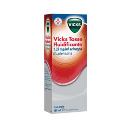 Vicks Tosse Fluidificante 1.33mg/ml Sciroppo 180ml Vicks Tosse Fluidificante 1.33mg/ml Sciroppo 180ml