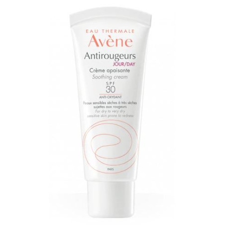 Tubetto da 40 ml di Avene Antirougeurs Giorno Crema Viso Lenitiva Protettiva Anti-arrossamento.