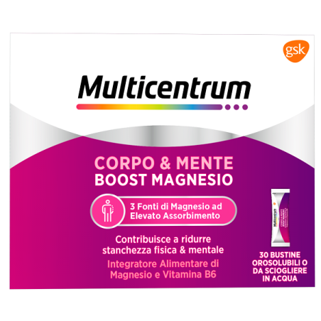Multicentrum Boost Magnesio 30 Bustine Multicentrum Boost Magnesio 30 Bustine