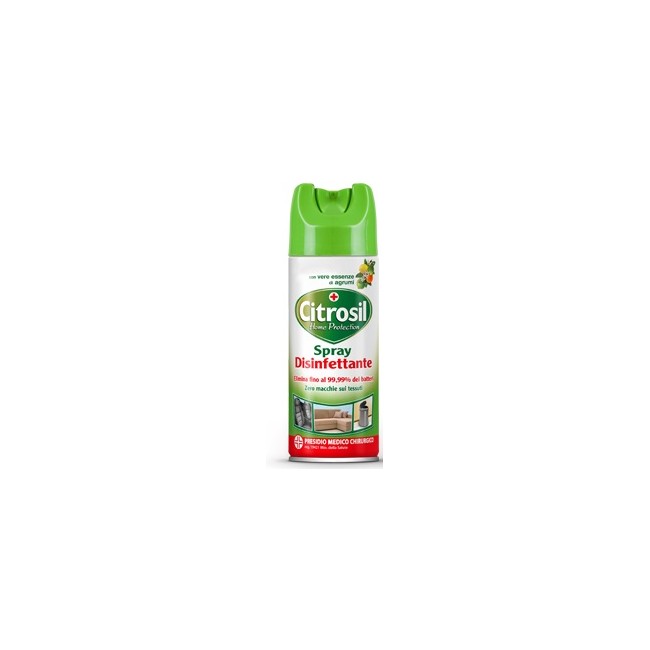 Flacone Spray da 300 ml di Citrosil Spray Disinfettante Casa Profumazione Agrumi Flacone Spray da 300 ml di Citrosil Spray Disinfettante Casa Profumazione Agrumi
