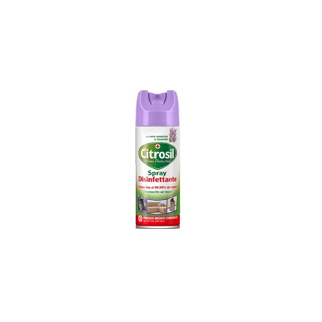 Flacone Spray 300 ml di Citrosil Spray Disinfettante Casa Profumazione Lavanda Flacone Spray 300 ml di Citrosil Spray Disinfettante Casa Profumazione Lavanda