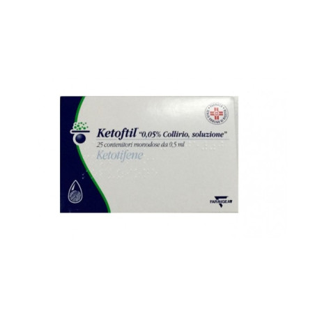 Ketoftil 0.05% Collirio 25 Monodose Da 0,5ml