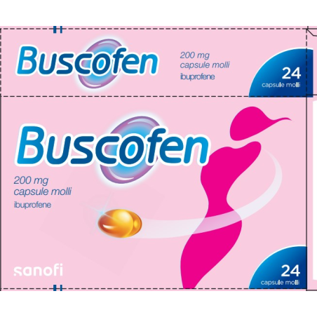 Buscofen Ibuprofene 200 Mg Farmaco Per Dolori Mestruali 24 Capsule Molli Buscofen Ibuprofene 200 Mg Farmaco Per Dolori Mestruali 24 Capsule Molli