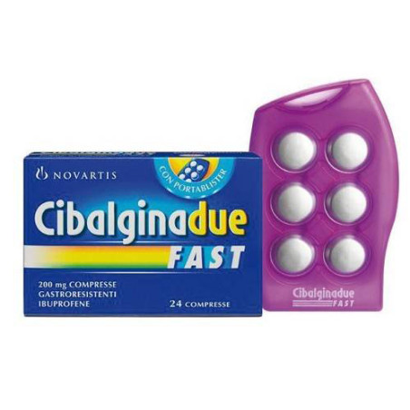 Novartis CibalginaDue Fast 24 Compresse 200mg Novartis CibalginaDue Fast 24 Compresse 200mg