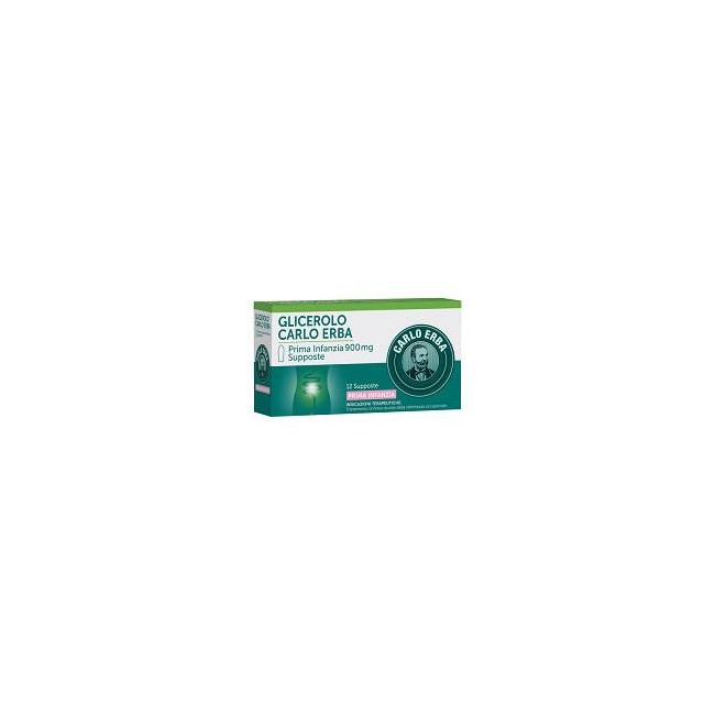 Carlo Erba Glicerolo Prima Infanzia 900mg Lassativo 12 Supposte Carlo Erba Glicerolo Prima Infanzia 900mg Lassativo 12 Supposte