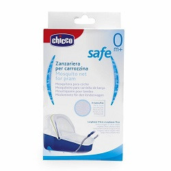 Confezione contenente una zanzariera per carrozzina di Chicco.
