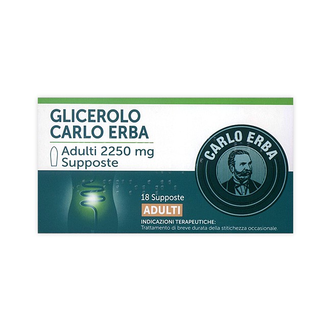 GLICEROLO*AD 18SUPP 2250MG GLICEROLO*AD 18SUPP 2250MG
