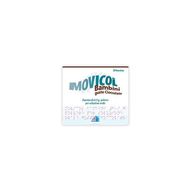 Movicol Bambini 6.9g Polvere Per Soluzione Orale Gusto Cioccolato 20 Bustine Movicol Bambini 6.9g Polvere Per Soluzione Orale Gusto Cioccolato 20 Bustine