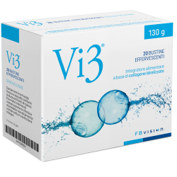 Confezione da 20 bustine di Vi3 Integratore Per Il Benessere e La Funzionalità Articolare.