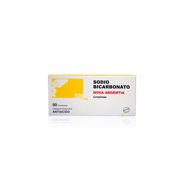 Nova Argentia Sodio Bicarbonato 500mg Per Acidità Di Stomaco 50 Compresse Nova Argentia Sodio Bicarbonato 500mg Per Acidità Di Stomaco 50 Compresse