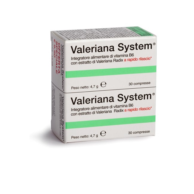 VALERIANA SYSTEM 30 COMPRESSE + 30 COMPRESSE