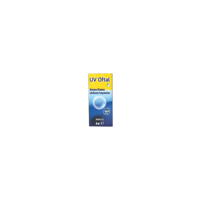 UV OFTAL SOLUZIONE OFTALMICA LUBRIFICANTE FOTOPROTETTIVA 10 ML UV OFTAL SOLUZIONE OFTALMICA LUBRIFICANTE FOTOPROTETTIVA 10 ML