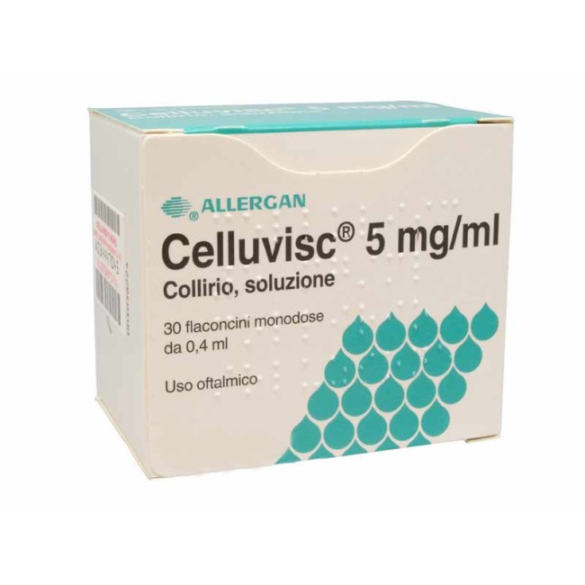 Allergan Celluvisc Collirio 30 Flaconcini Da 0,4ml 0,5% Allergan Celluvisc Collirio 30 Flaconcini Da 0,4ml 0,5%