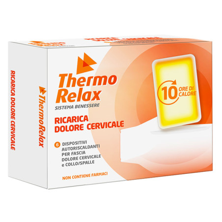 Thermorelax Ricarica Per Fascia Dolore Cervicale 6 Dispositivi Autoriscaldanti