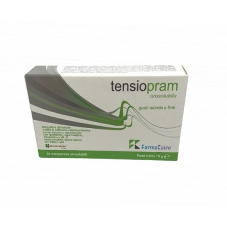 TENSIOPRAM OROSOLUBILE 30 COMPRESSE MASTICABILI GUSTO ARANCIA E LIME TENSIOPRAM OROSOLUBILE 30 COMPRESSE MASTICABILI GUSTO ARANCIA E LIME