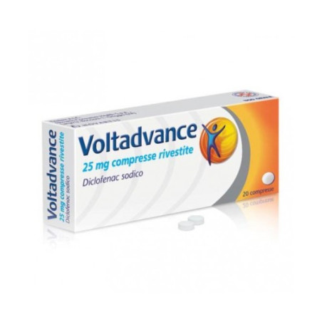 Voltadvance 25 mg 20 compresse rivestite Voltadvance 25 mg 20 compresse rivestite