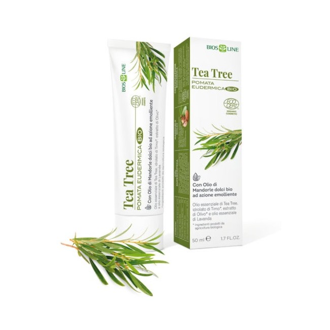 BIOSLINE TEA TREE POMATA EUDERMICA CERT ECOCERT 50 ML BIOSLINE TEA TREE POMATA EUDERMICA CERT ECOCERT 50 ML