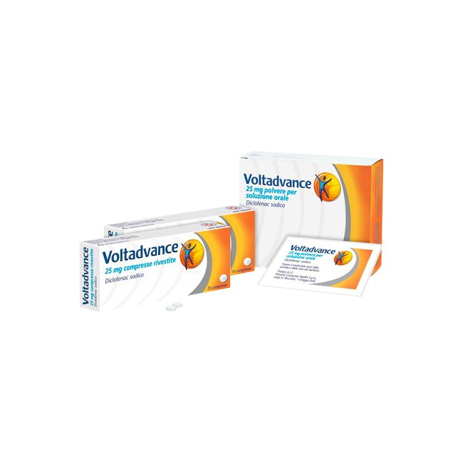 Voltadvance 25 mg soluzione orale 20 bustine