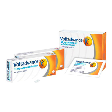 Voltadvance 25 mg soluzione orale 20 bustine Voltadvance 25 mg soluzione orale 20 bustine