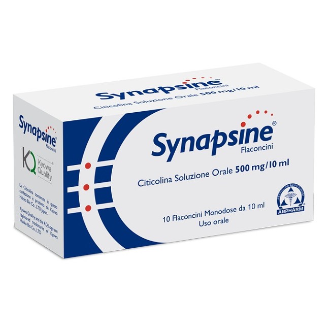 Confezione da 10 flaconcini di Synapsine, integratore per le capacità cognitive. Confezione da 10 flaconcini di Synapsine, integratore per le capacità cognitive.