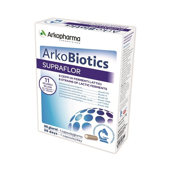 ARKOBIOTICS SUPRAFLOR 30 CAPSULE ARKOBIOTICS SUPRAFLOR 30 CAPSULE