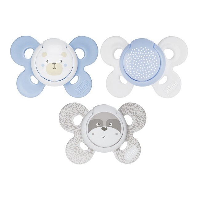 Chicco Succhietto Comfort Boy Silicone 2-6 Mesi 2 Pezzi Chicco Succhietto Comfort Boy Silicone 2-6 Mesi 2 Pezzi