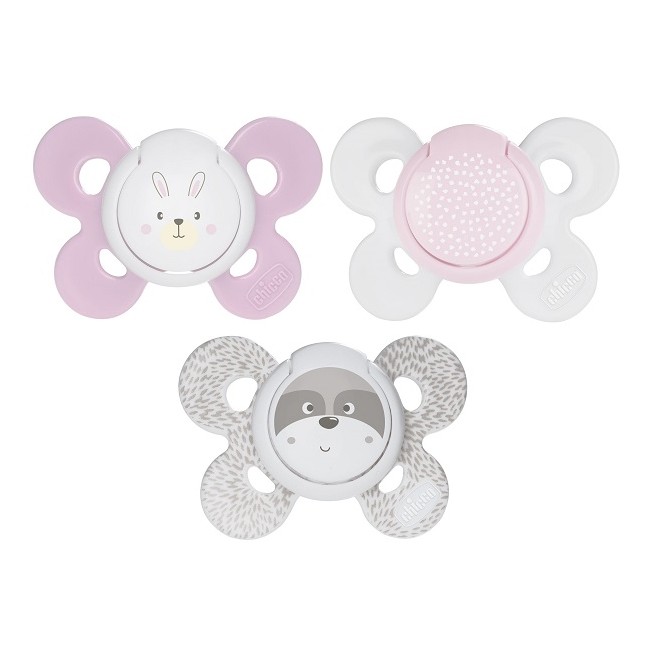 Chicco Succhietto Comfort Girl Silicone 2-6 Mesi 2 Pezzi Chicco Succhietto Comfort Girl Silicone 2-6 Mesi 2 Pezzi
