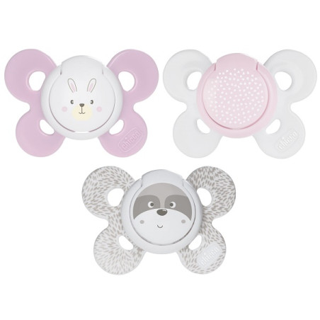 Chicco Succhietto Comfort Girl Silicone 2-6 Mesi 2 Pezzi Chicco Succhietto Comfort Girl Silicone 2-6 Mesi 2 Pezzi