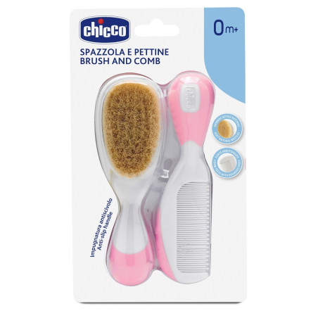 CHICCO SPAZZOLA + PETTINE ROSA CHICCO SPAZZOLA + PETTINE ROSA