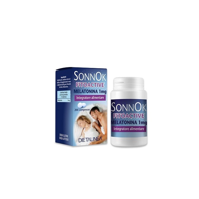 SONNOK FITOACTIVE MELATONINA 1MG 200 COMPRESSE DIETALINEA SONNOK FITOACTIVE MELATONINA 1MG 200 COMPRESSE DIETALINEA