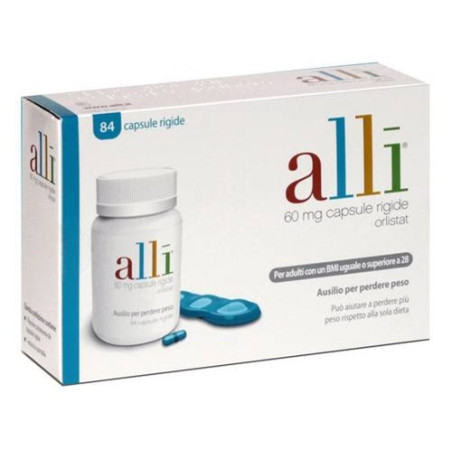 ALLI*84CPS 60MG FL CURA DI 28 GIORNI SCADENZA FINE MAGGIO 2025