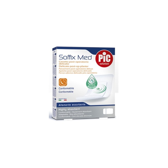 CEROTTO PIC SOFFIX MED IN TNT CON TAMPONE CENTRALE ASSORBENTE STERILE MONOUSO STERILE 25X10 CM ANTIBATTERICO 3 PEZZI CEROTTO PIC SOFFIX MED IN TNT CON TAMPONE CENTRALE ASSORBENTE STERILE MONOUSO STERILE 25X10 CM ANTIBATTERICO 3 PEZZI