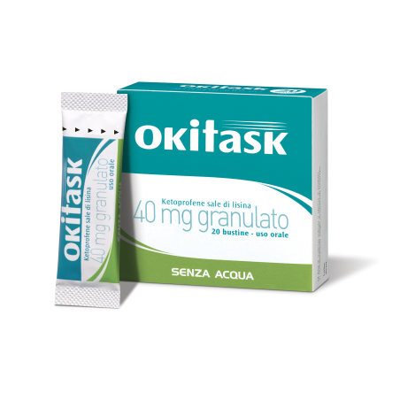 Okitask Ketoprofene 40 Mg 20 Bustine Orosolubili