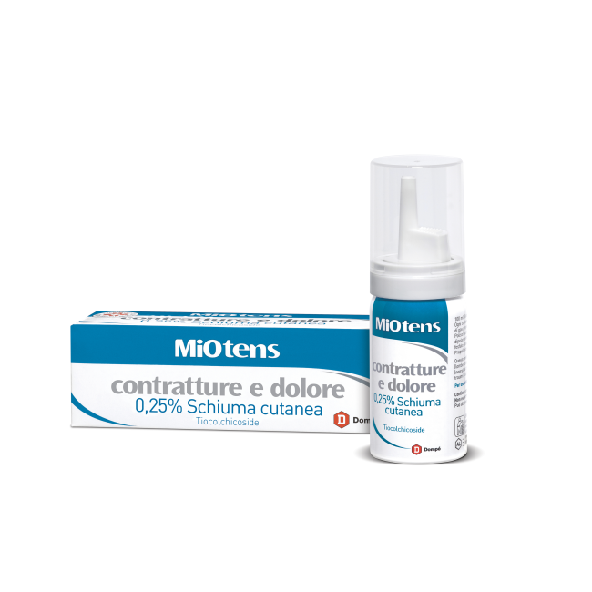 Miotens Contratture E Dolore 0.25% Schiuma Cutanea 30ml Miotens Contratture E Dolore 0.25% Schiuma Cutanea 30ml