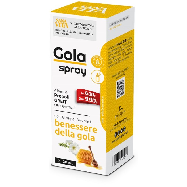 SANAVITA GOLA SPRAY 30 ML SANAVITA GOLA SPRAY 30 ML