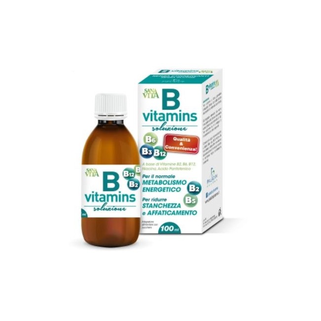 SANAVITA B VITAMINS SOLUZIONE 100 ML SANAVITA B VITAMINS SOLUZIONE 100 ML