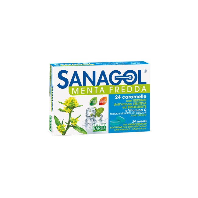 SANAGOL MENTA FREDDA 24 CARAMELLE SANAGOL MENTA FREDDA 24 CARAMELLE