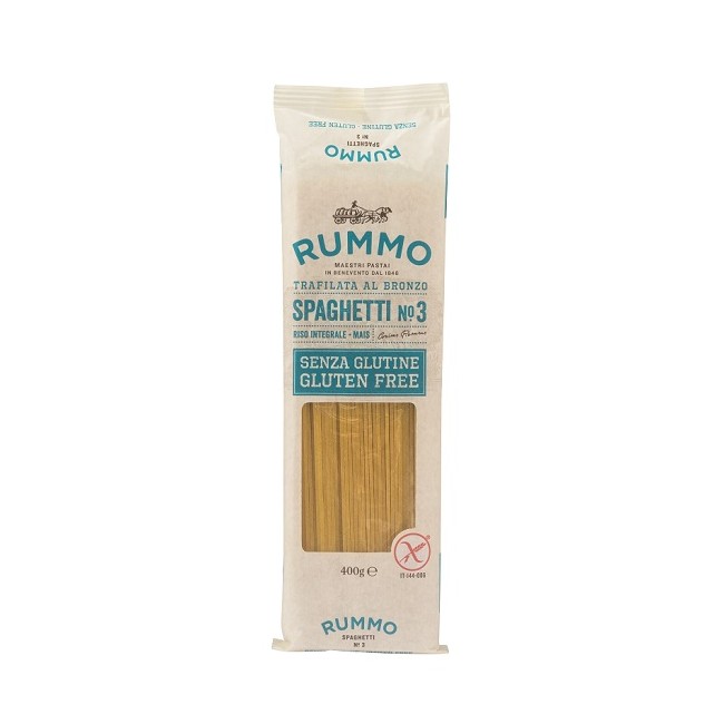 RUMMO SPAGHETTI N3 DI RISO INTEGRALE E MAIS 400 G RUMMO SPAGHETTI N3 DI RISO INTEGRALE E MAIS 400 G