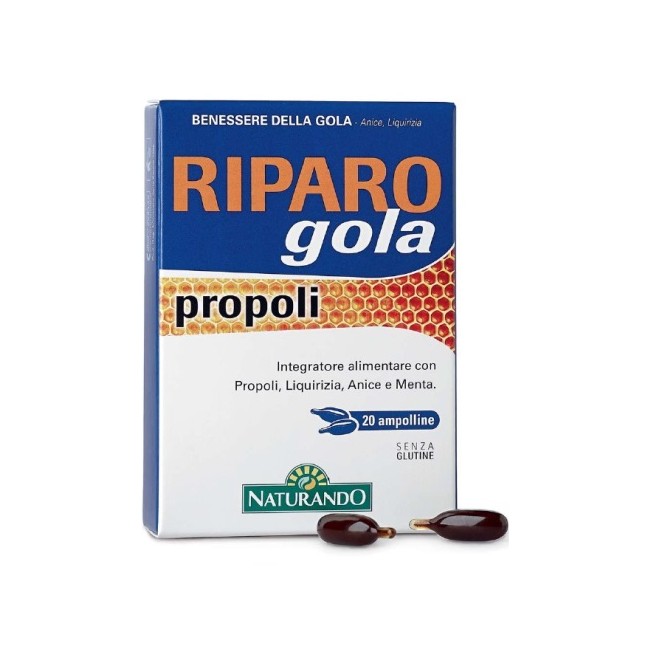 RIPARO GOLA PROPOLI 20 AMPOLLE BEVIBILI RIPARO GOLA PROPOLI 20 AMPOLLE BEVIBILI