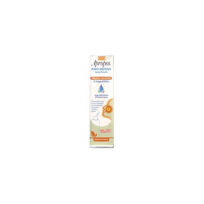 APROPOS RINO DEFENS SOLUZIONE IPERTONICA 125 ML APROPOS RINO DEFENS SOLUZIONE IPERTONICA 125 ML
