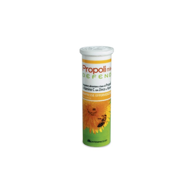 PROPOLI MIX DEFEND 10 COMPRESSE EFFERVESCENTI GUSTO ARANCIA PROPOLI MIX DEFEND 10 COMPRESSE EFFERVESCENTI GUSTO ARANCIA