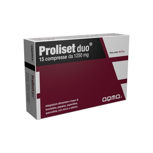 PROLISET DUO 15 COMPRESSE PROLISET DUO 15 COMPRESSE