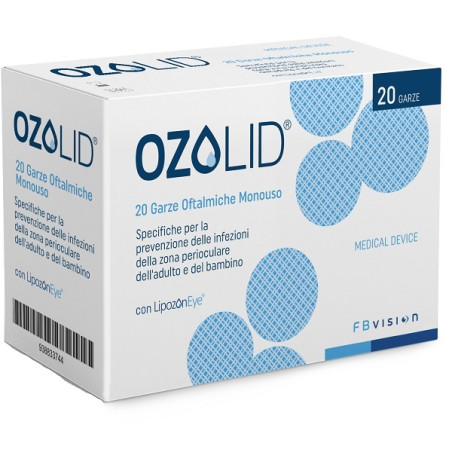 GARZA OZOLID OFTALMICA TNT CON OLIO OZONIZZATO IN FOSFOLIPIDI LIPOZONEYE 20 PEZZI GARZA OZOLID OFTALMICA TNT CON OLIO OZONIZZATO IN FOSFOLIPIDI LIPOZONEYE 20 PEZZI