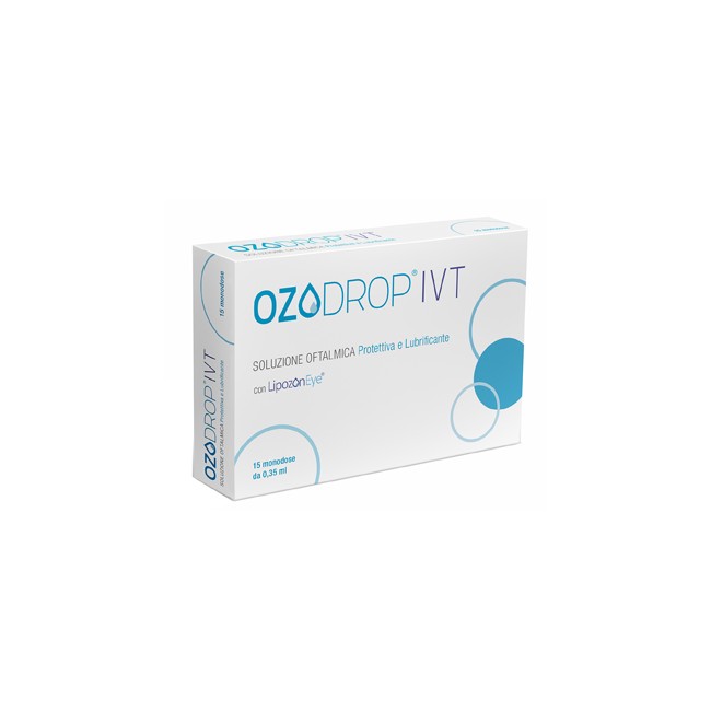 OZODROP IVT SOLUZIONE OFTALMICA BASE DI OLIO OZONIZZATO IN FOSFOLIPIDI 15 FLACONCINI MONODOSE DA 0,35 ML OZODROP IVT SOLUZIONE OFTALMICA BASE DI OLIO OZONIZZATO IN FOSFOLIPIDI 15 FLACONCINI MONODOSE DA 0,35 ML