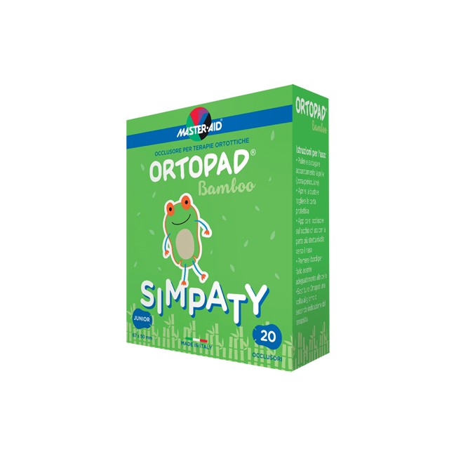 CEROTTO OCULARE PER ORTOTTICA ORTOPAD SIMPATY REGULAR 5,7X8,2 20 PEZZI CEROTTO OCULARE PER ORTOTTICA ORTOPAD SIMPATY REGULAR 5,7X8,2 20 PEZZI