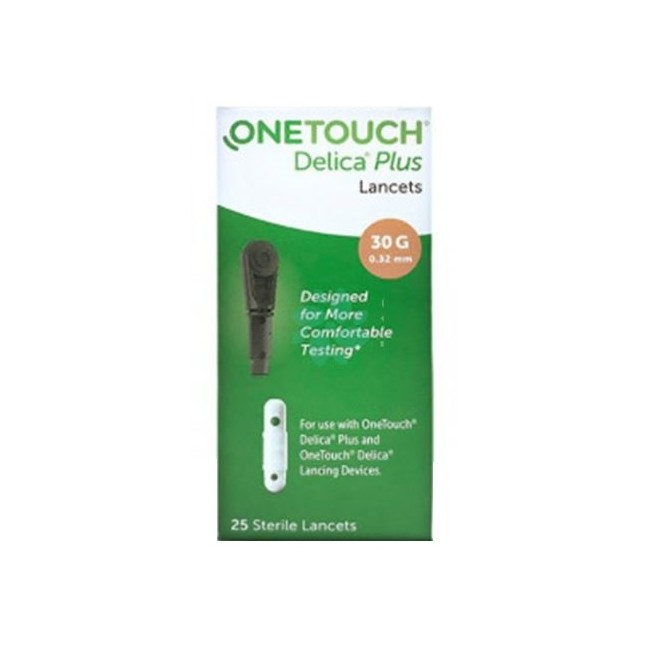 LANCETTE PUNGIDITO ONETOUCH DELICA PLUS 25 PEZZI LANCETTE PUNGIDITO ONETOUCH DELICA PLUS 25 PEZZI