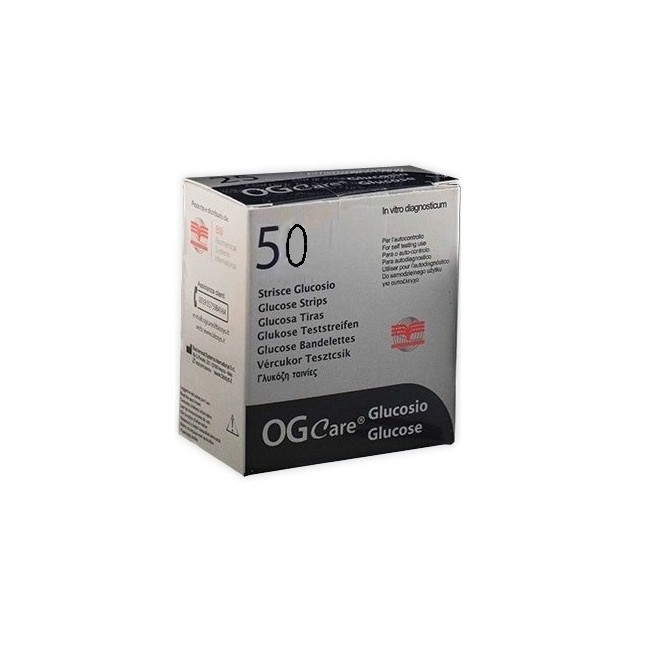 STRISCE MISURAZIONE GLICEMIA OGCARE 50 PEZZI STRISCE MISURAZIONE GLICEMIA OGCARE 50 PEZZI
