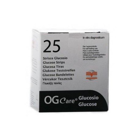 STRISCE MISURAZIONE GLICEMIA OGCARE 25 PEZZI STRISCE MISURAZIONE GLICEMIA OGCARE 25 PEZZI